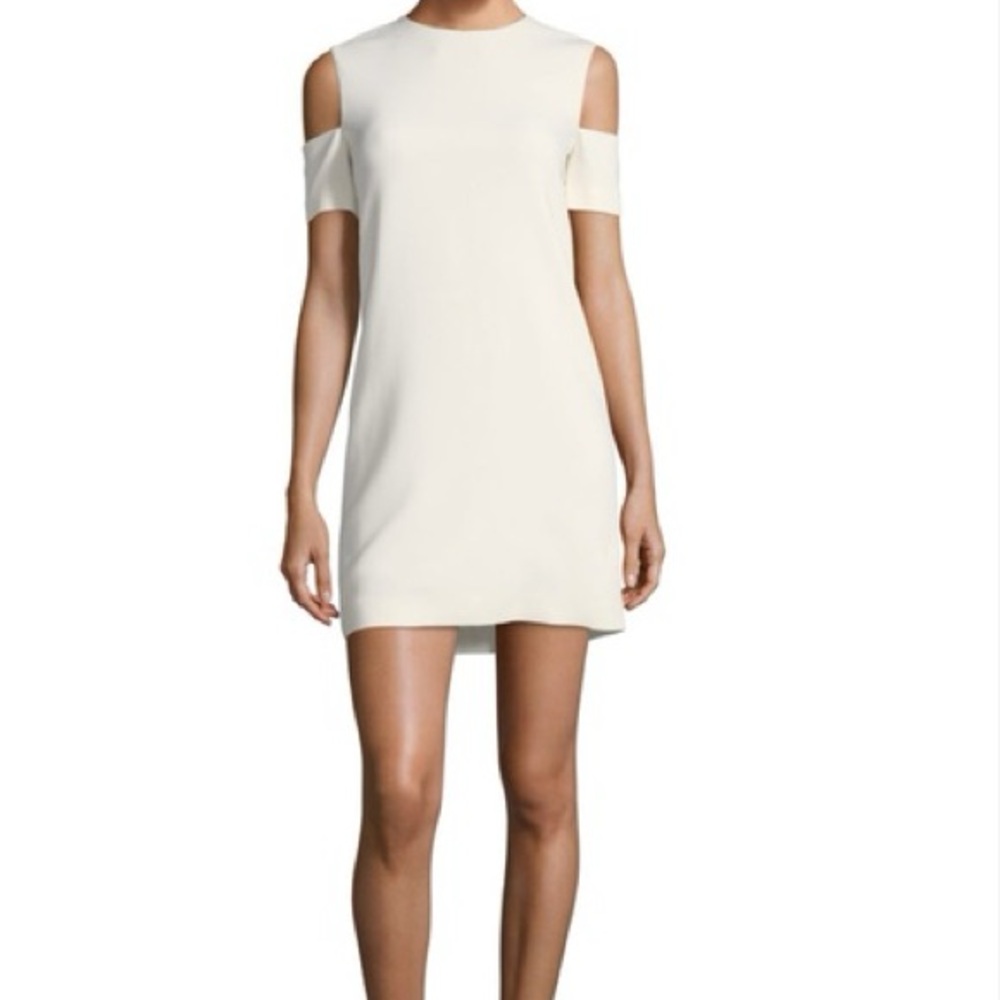 NEW Helmut Lang Stretch Cold Shoulder Dress